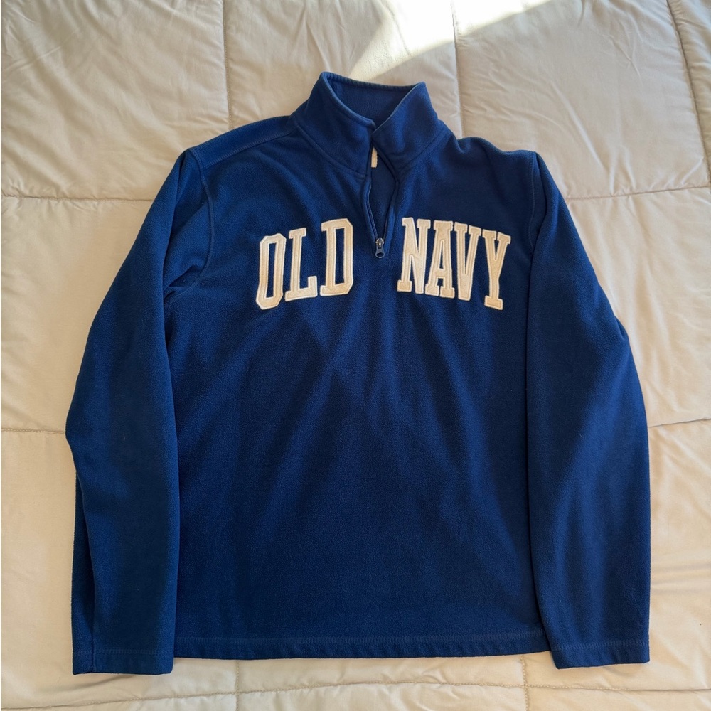 Old Navy Navy Blue Fleece Top